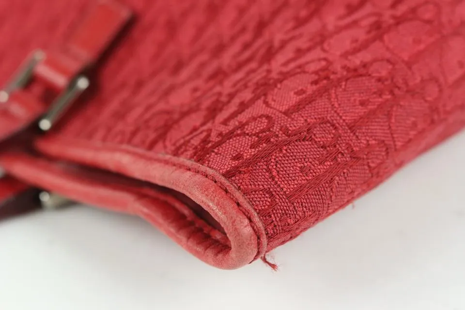 Dior Red Monogram Trotter Book Tote Shopper Bag 98da43
