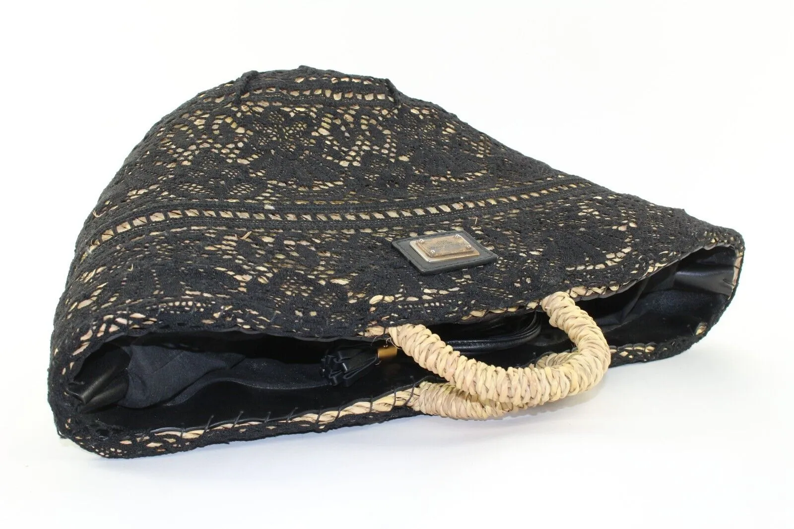 DOLCE & GABBANA Lace Rope Tote 5DG1226K