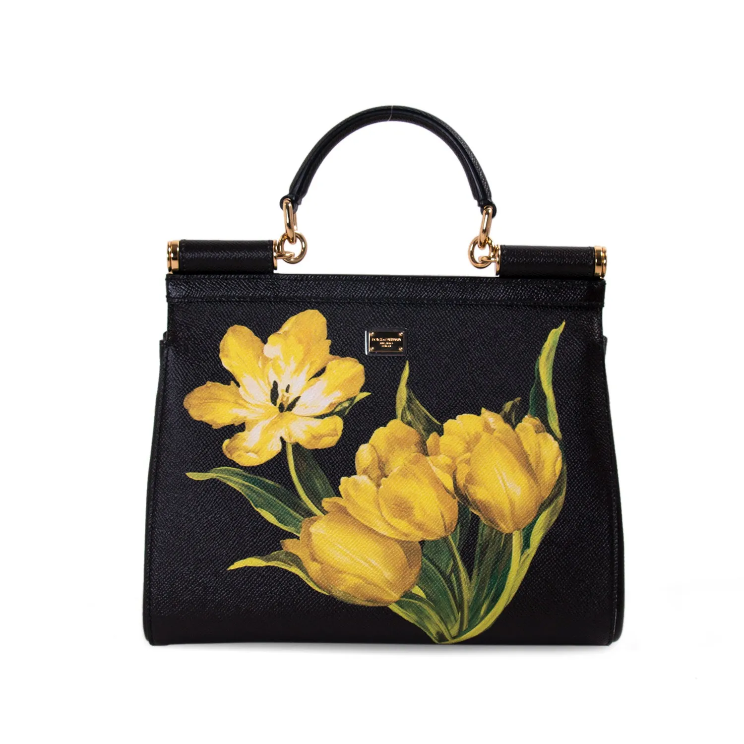 Dolce & Gabbana Tulip Prints Sicily Bag