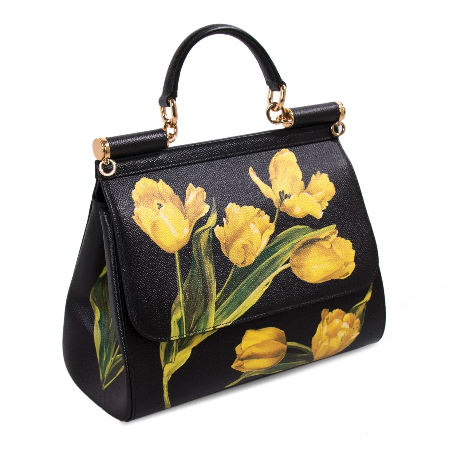 Dolce & Gabbana Tulip Prints Sicily Bag