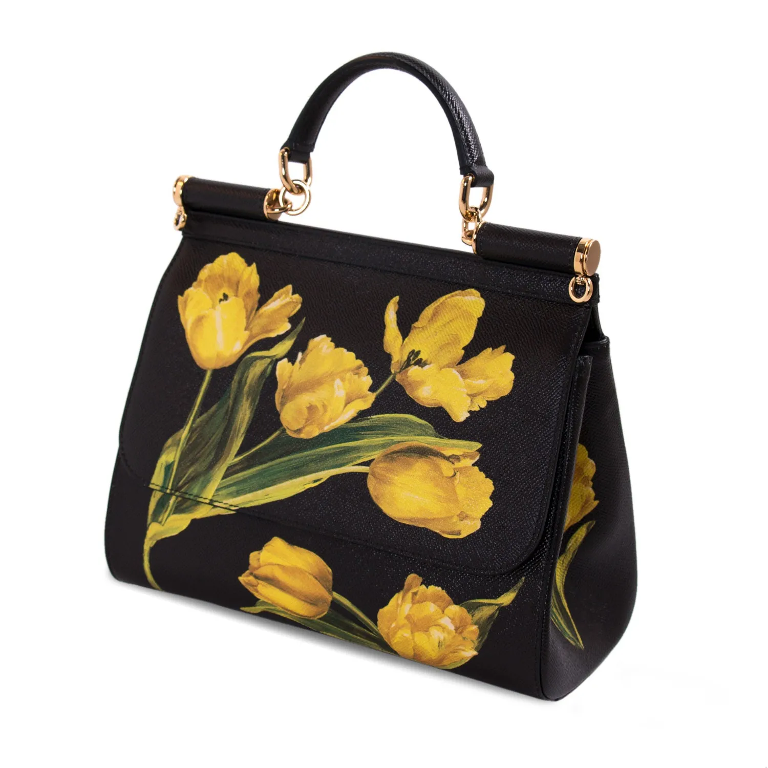 Dolce & Gabbana Tulip Prints Sicily Bag