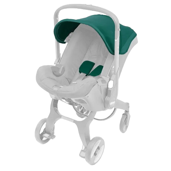 Doona Fabric Canopy and Shoulder Pads - Racing Green