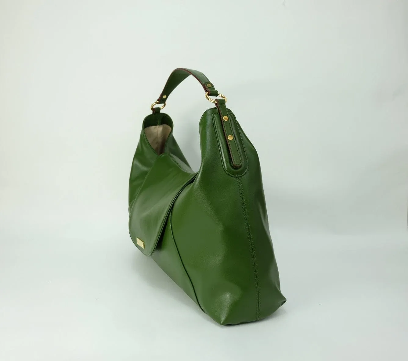 Downing Cactus Leather Vegan Bag | Green