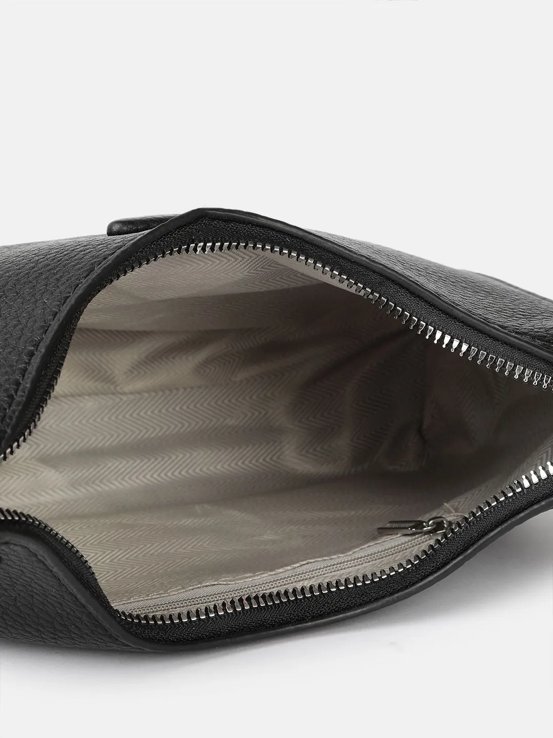 DressBerry Textured Structured Hobo Bag with Detachable Chains