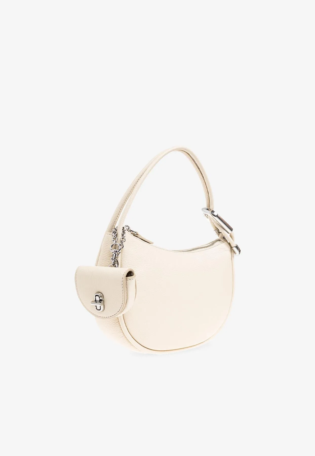 Dual Leather Hobo Bag