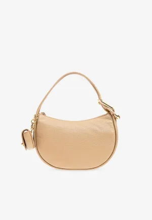 Dual Pebbled Leather Hobo Bag