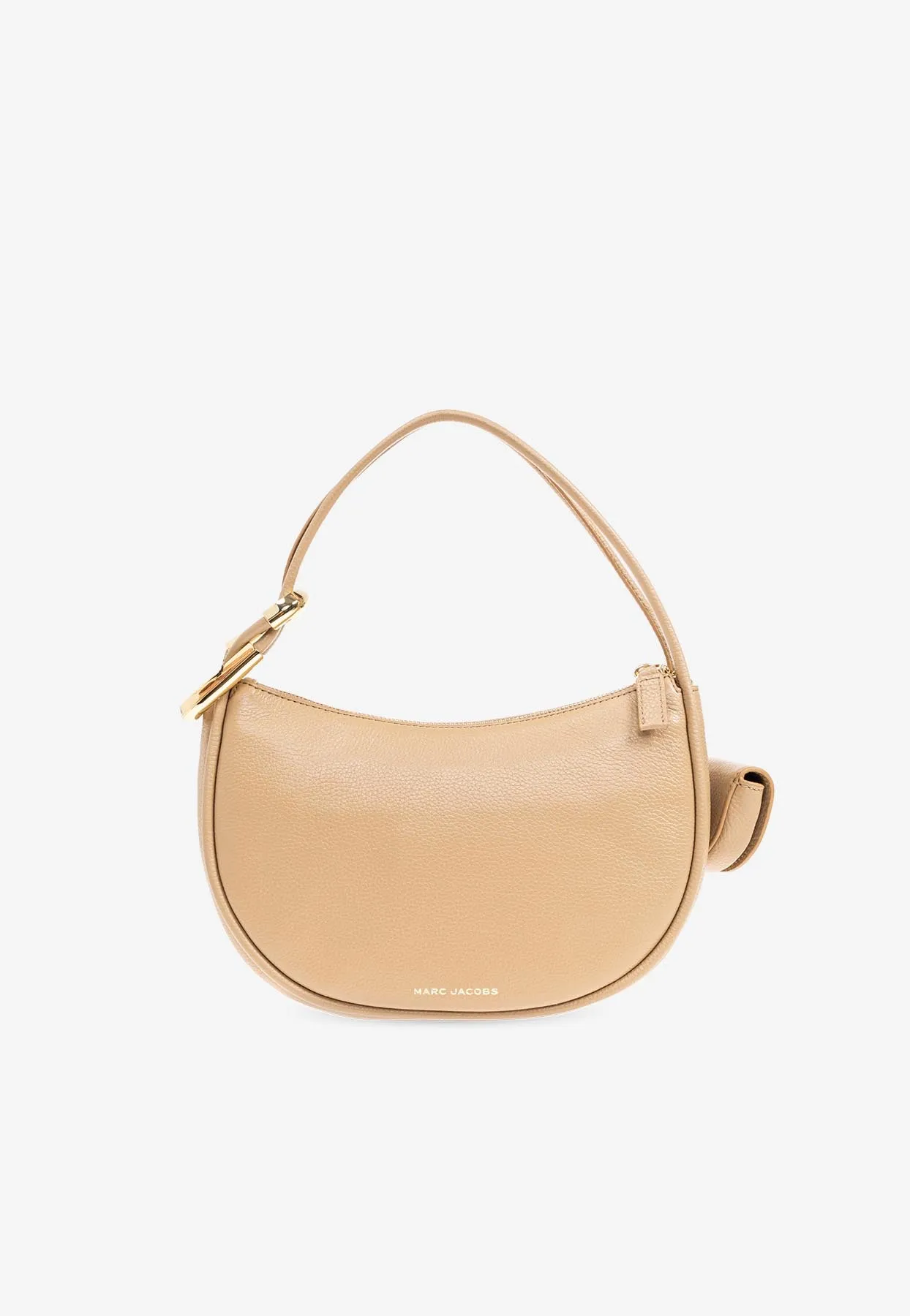 Dual Pebbled Leather Hobo Bag