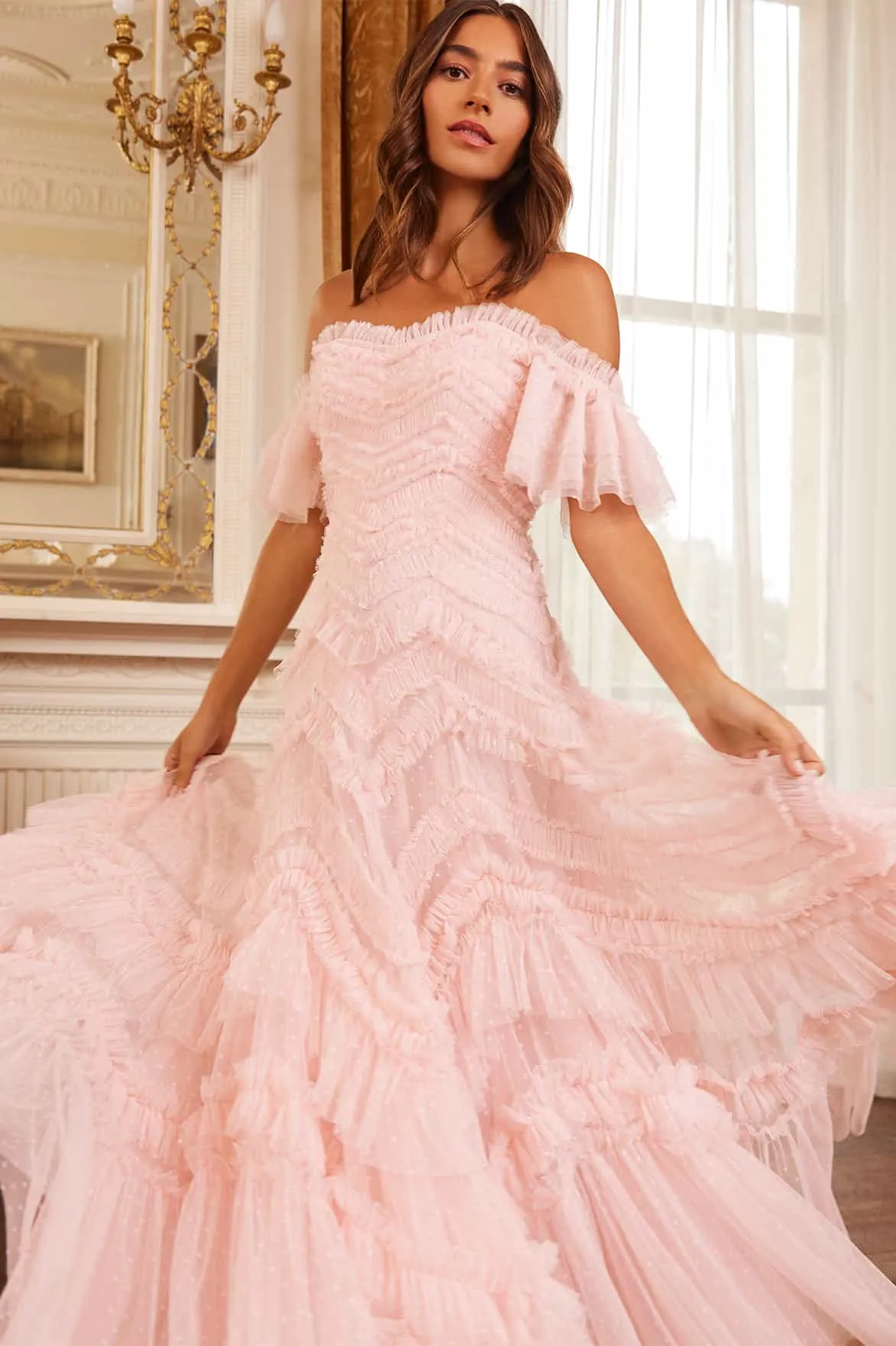 Elia Off-Shoulder Gown
