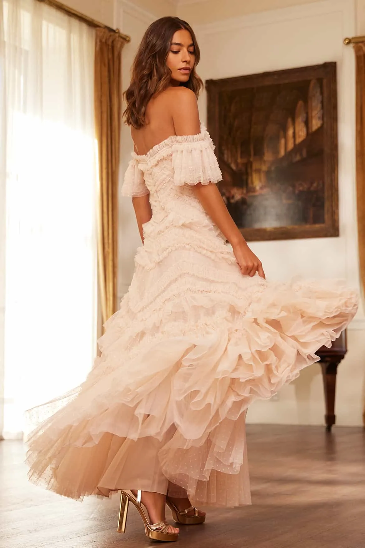 Elia Off-Shoulder Gown