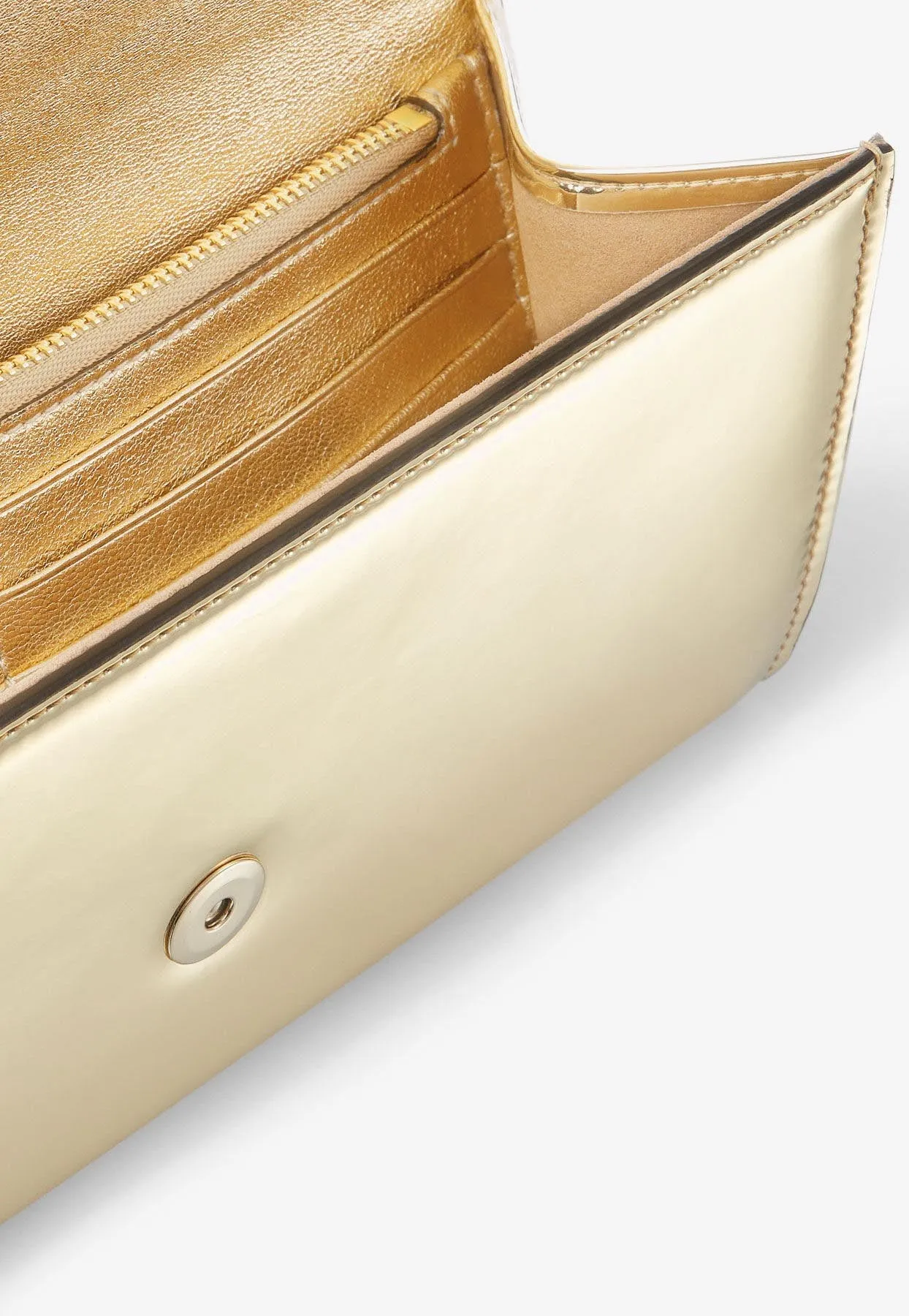 Emmie Clutch in Mirror Fabric