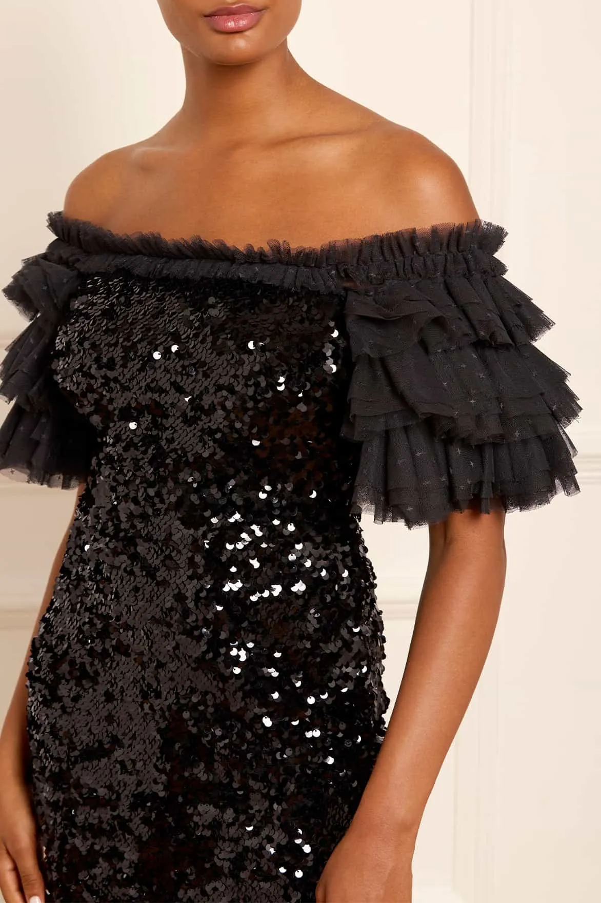 Essie Off-Shoulder Ballerina Dress