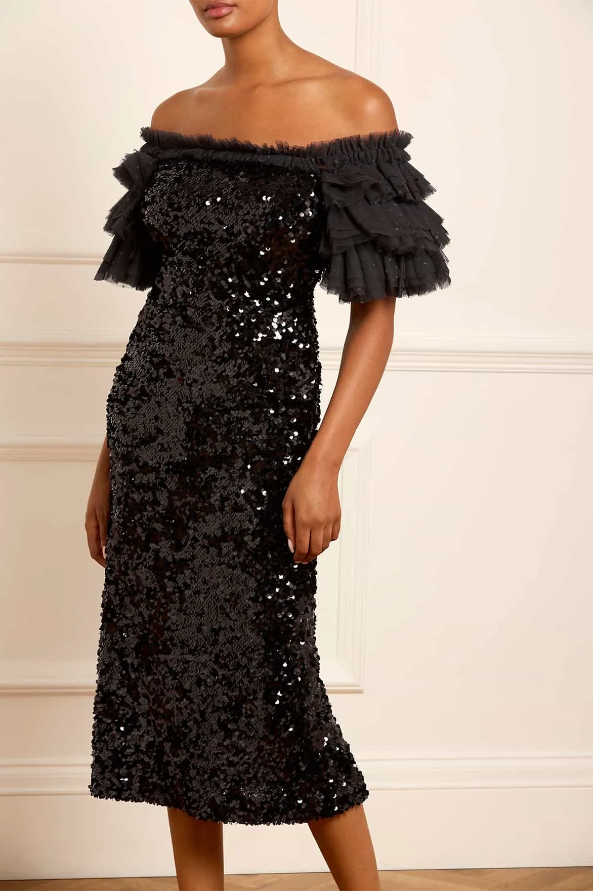Essie Off-Shoulder Ballerina Dress