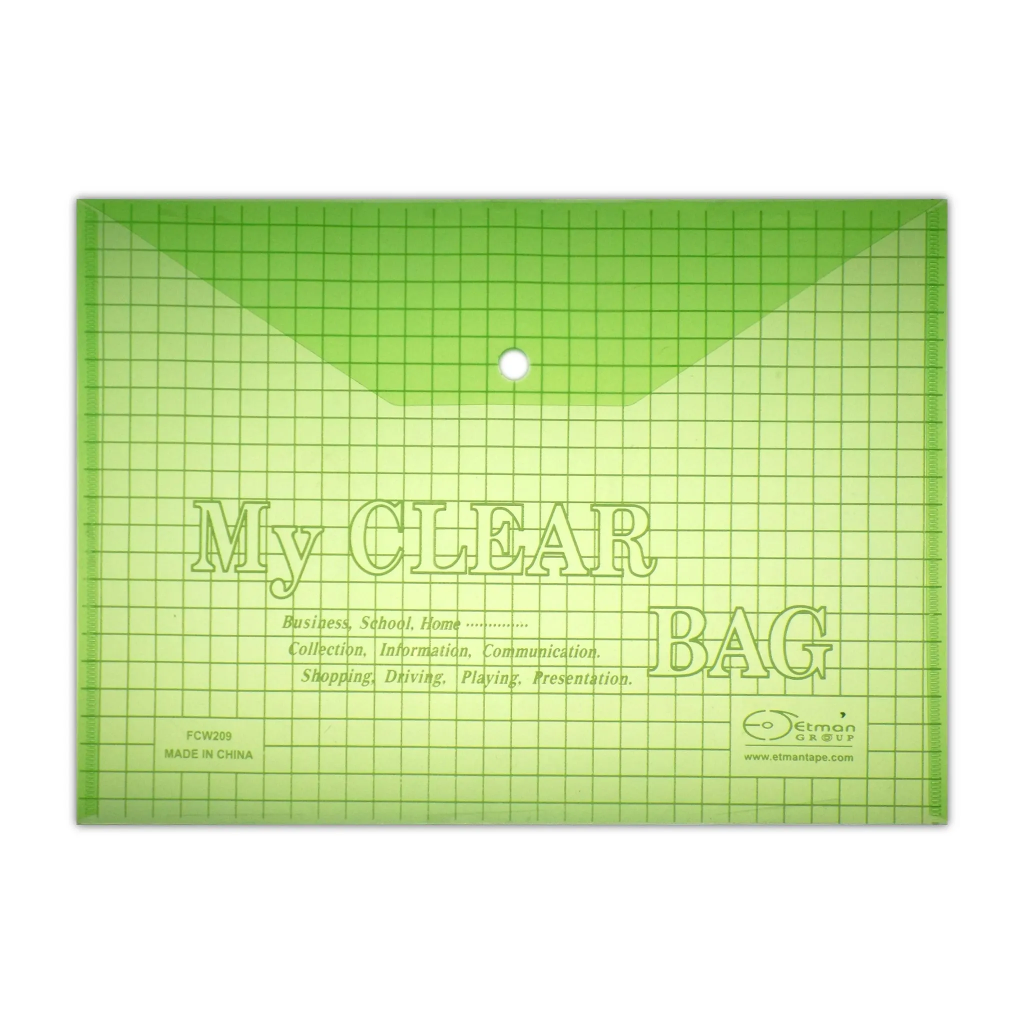 Etman Plastic Clear Bag 35 x 25 cm