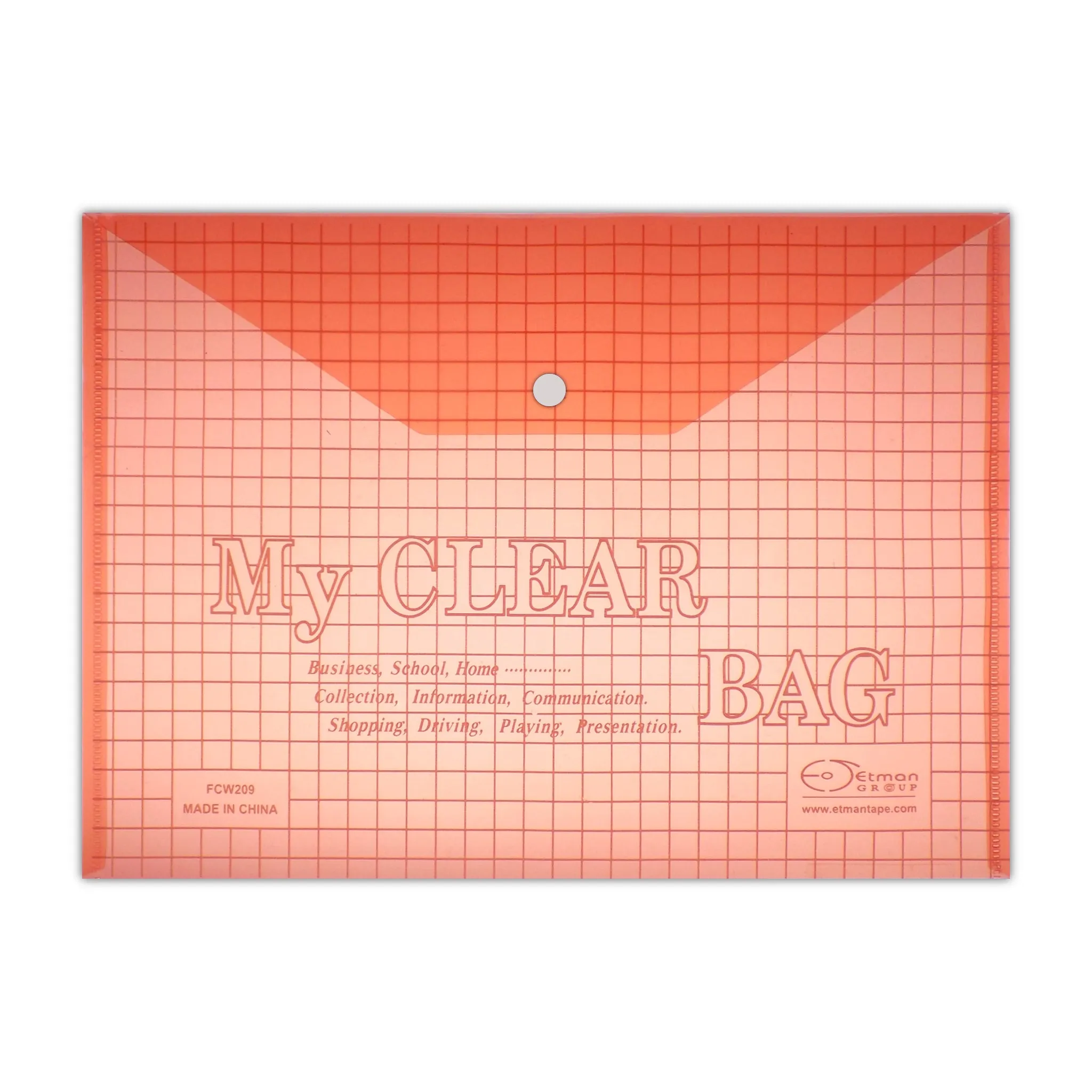 Etman Plastic Clear Bag 35 x 25 cm