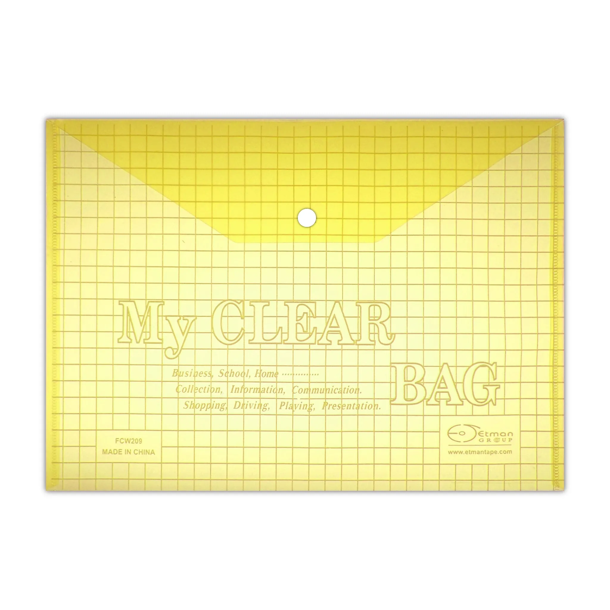 Etman Plastic Clear Bag 35 x 25 cm