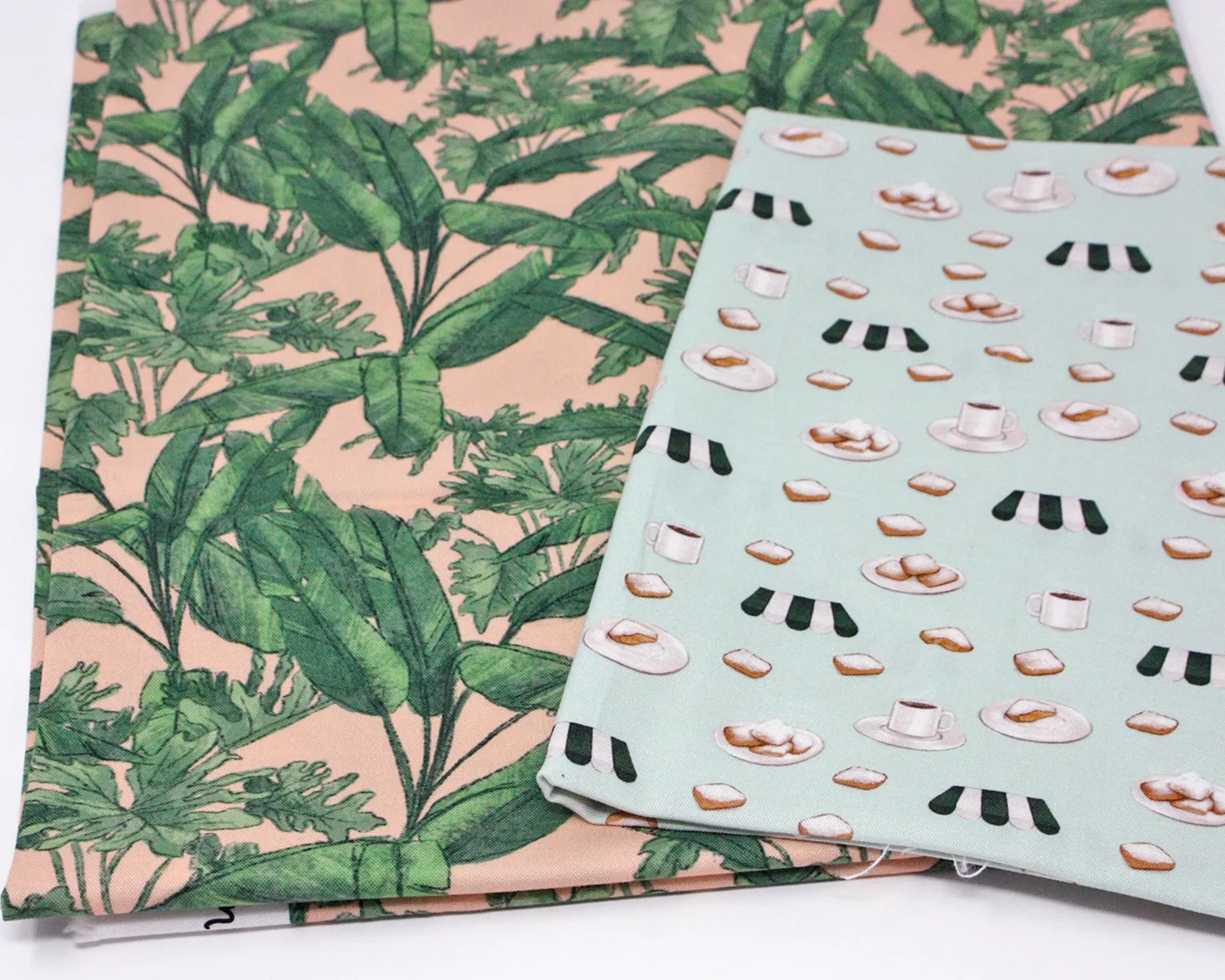 Fabric: French Quarter Beignets & Au Lait | 100% Cotton Woven