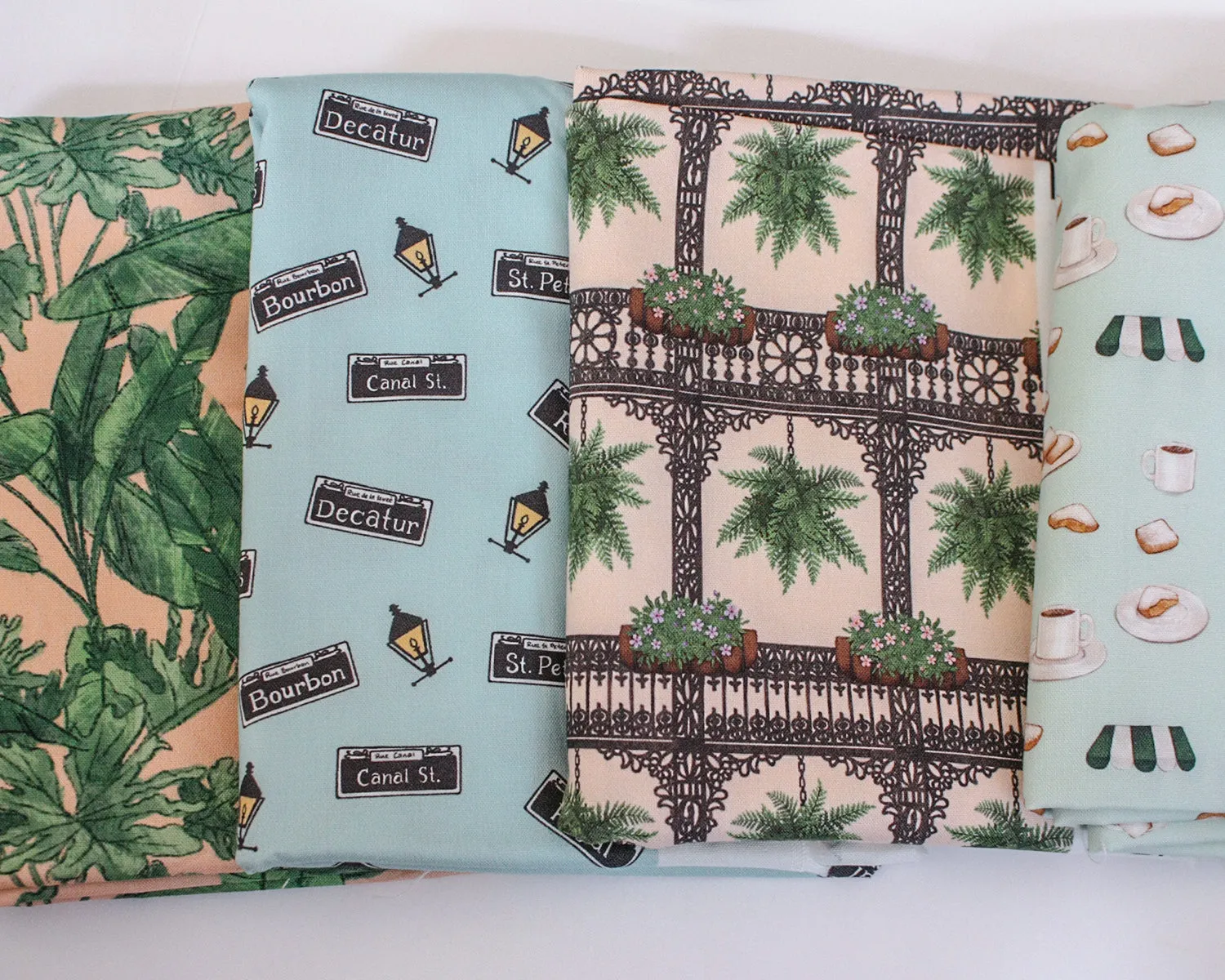 Fabric: French Quarter Beignets & Au Lait | 100% Cotton Woven