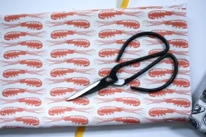 Fabric: Shrimp Block-print | 100% Cotton Woven *Final Cut*