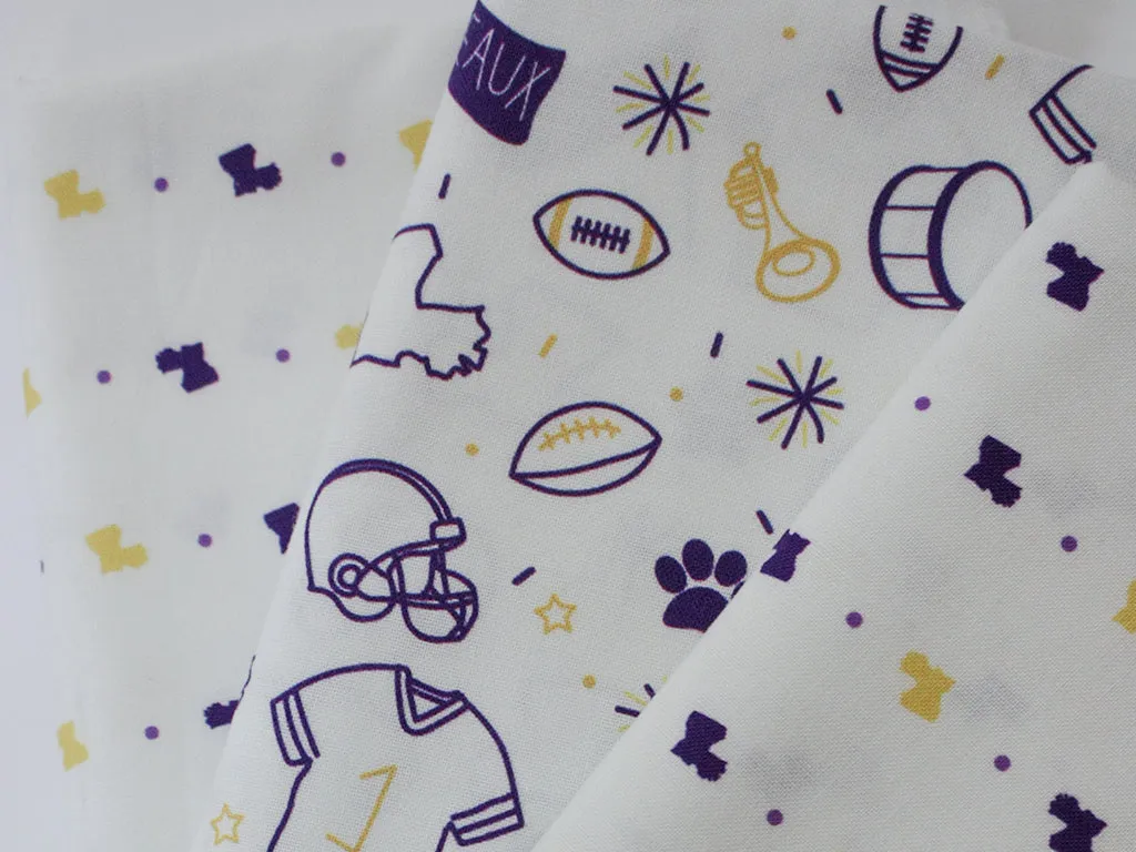 Fabric: Team Spirit in White