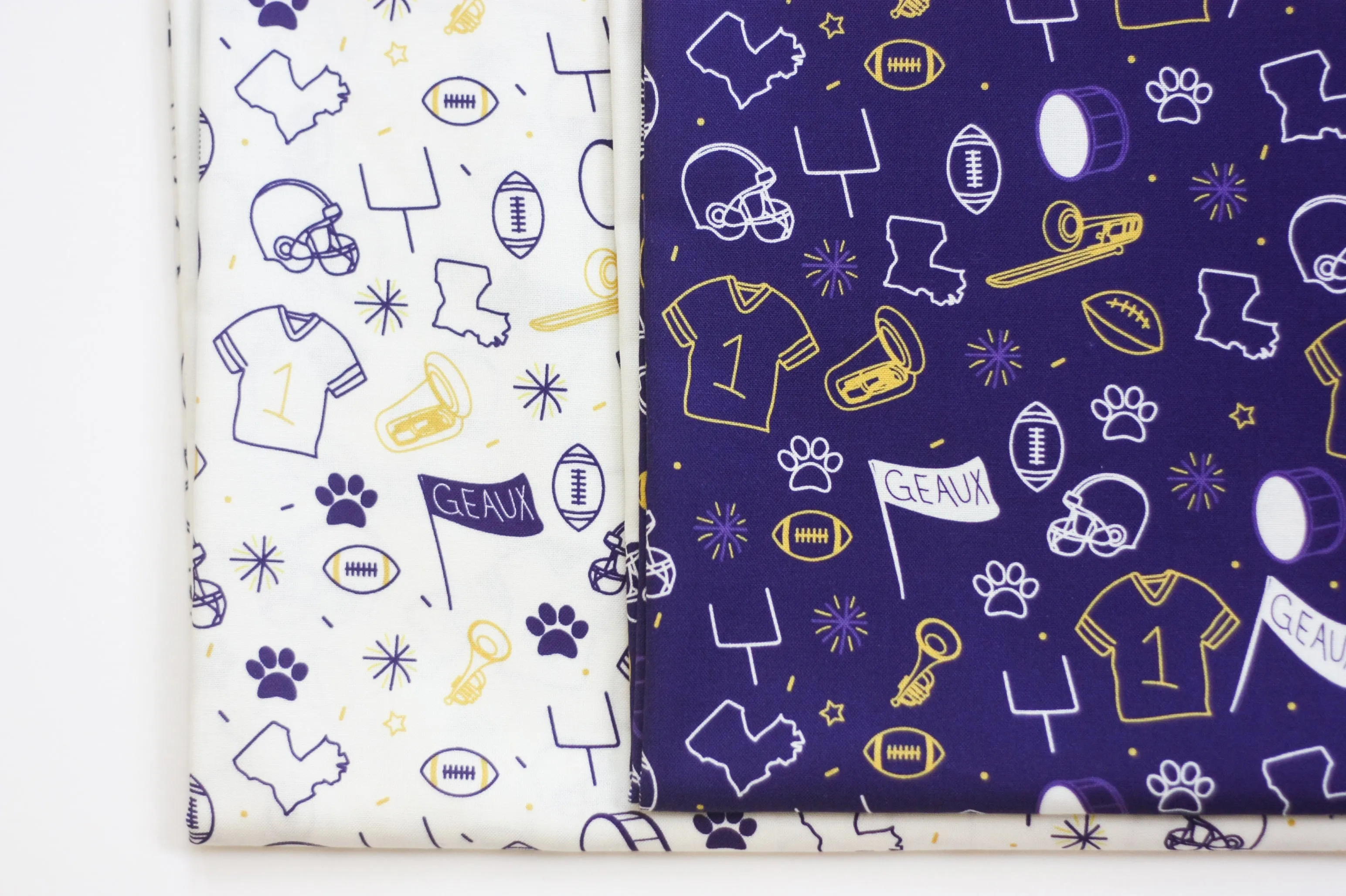 Fabric: Team Spirit in White