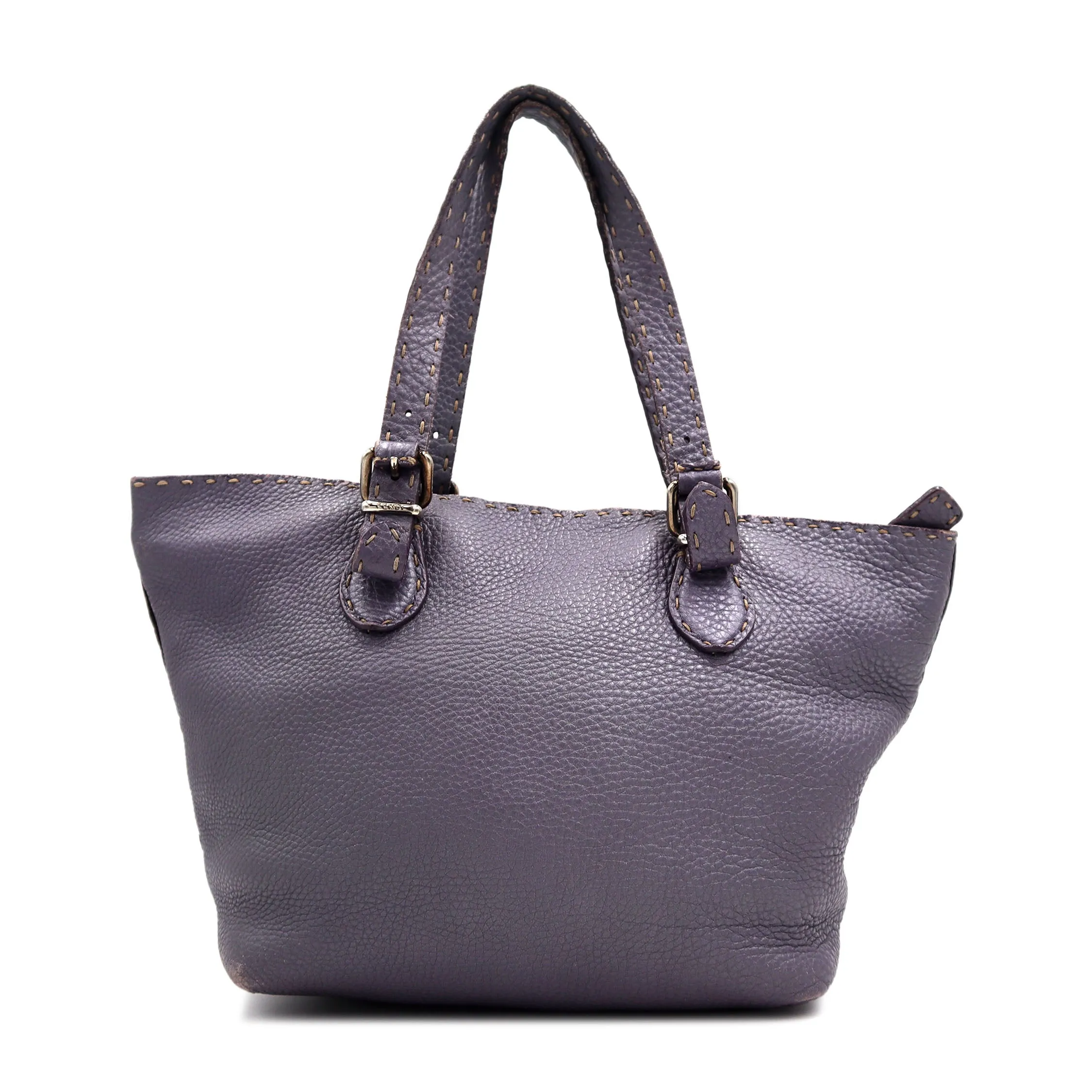 Fendi Selleria Leather Tote Bag
