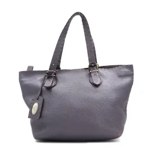 Fendi Selleria Leather Tote Bag
