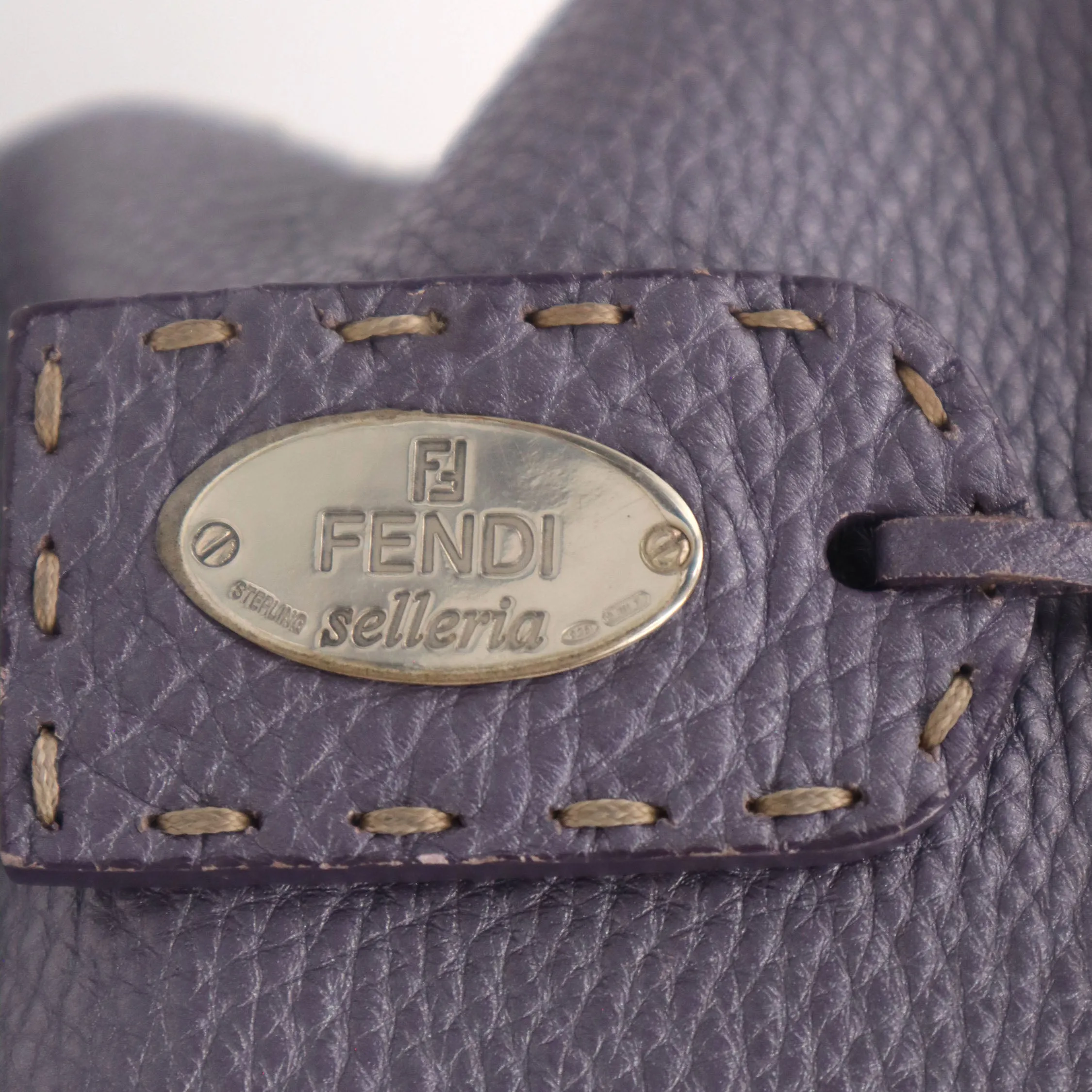 Fendi Selleria Leather Tote Bag
