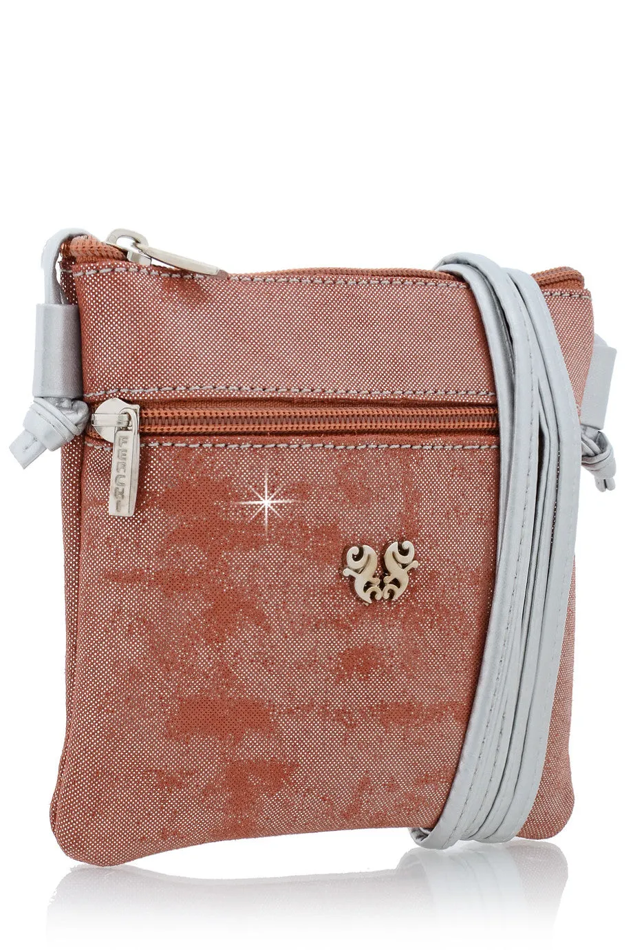 FERCHI MINI MADELINE Chestnut Crossbody Bag