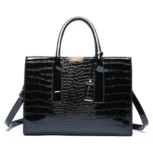 Fiorenza™ - Luxury Crocodile Pattern Tote Bag