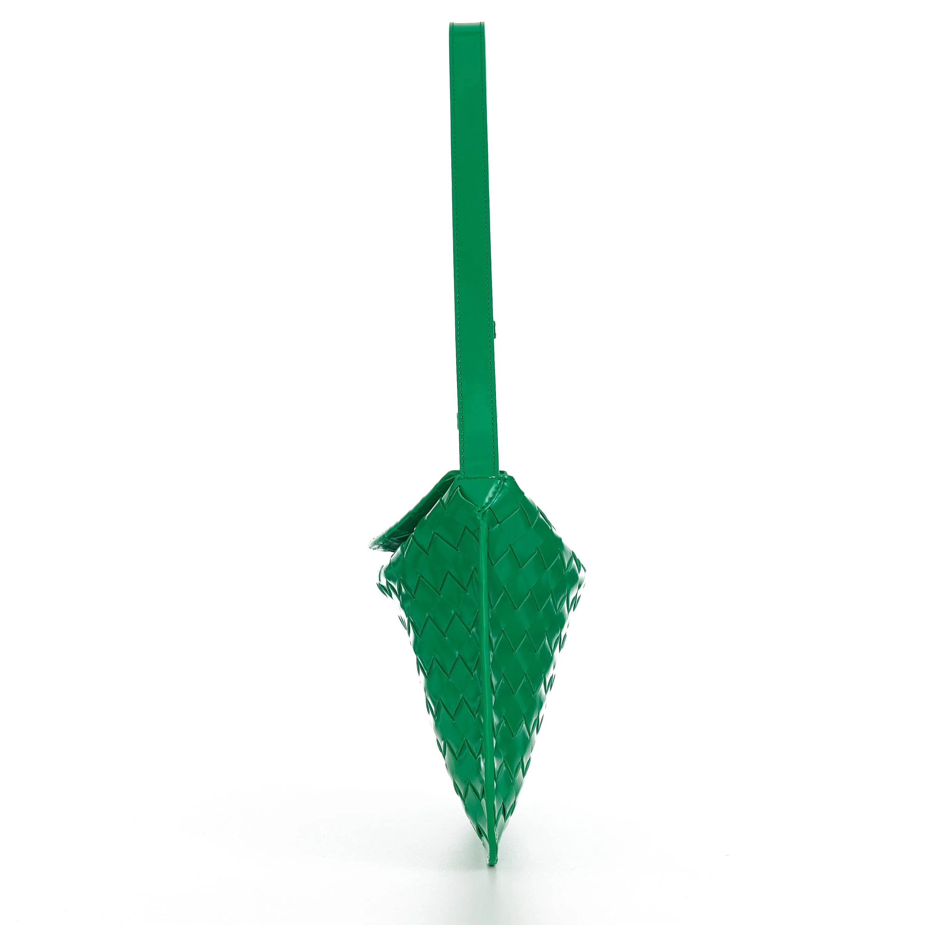 FLAP Bag In Bottega Green Brushed Leather