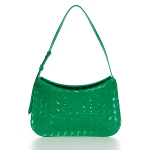 FLAP Bag In Bottega Green Brushed Leather
