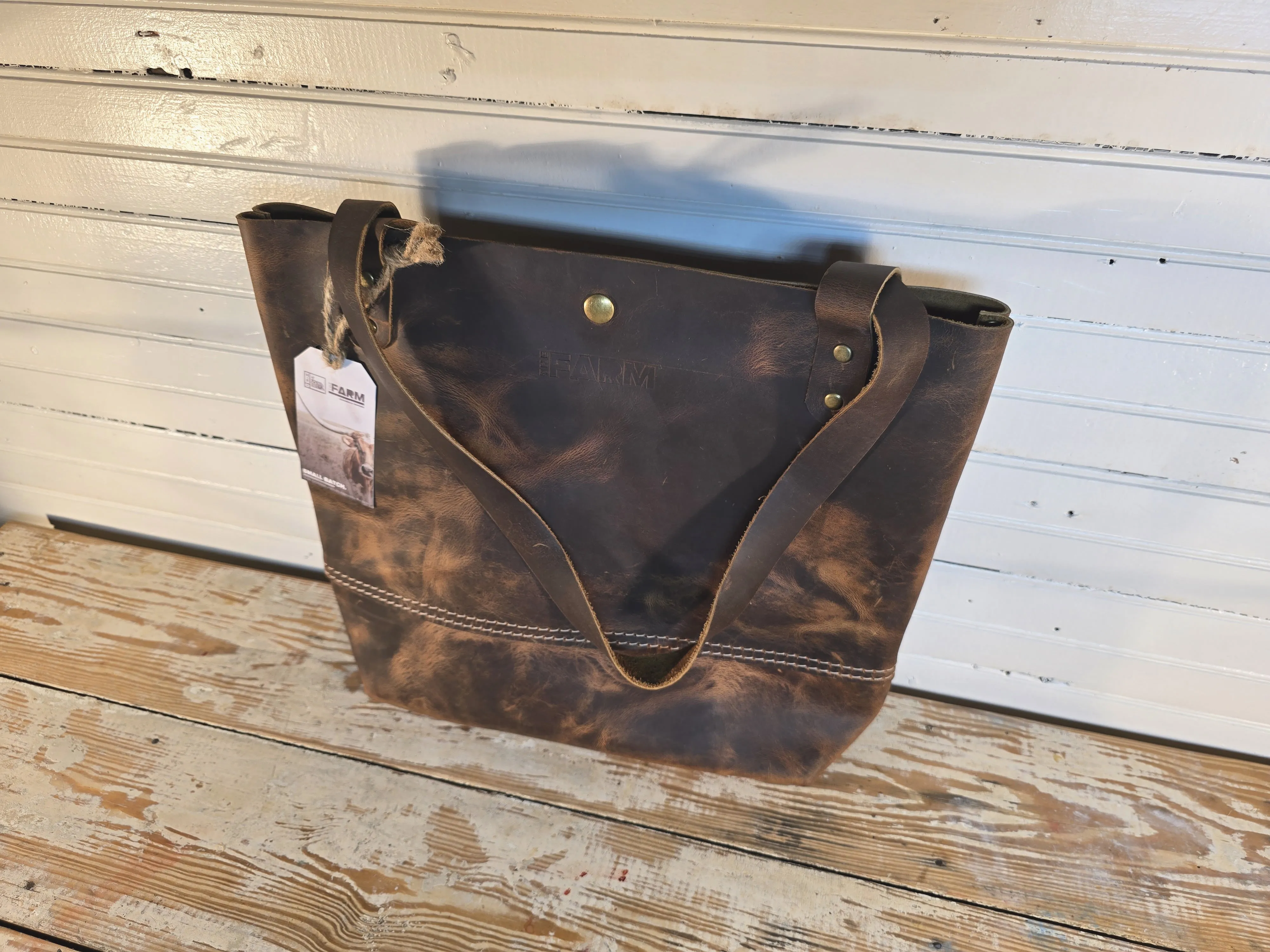 Flathead Leather Tote - Medium