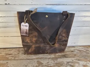 Flathead Leather Tote - Medium