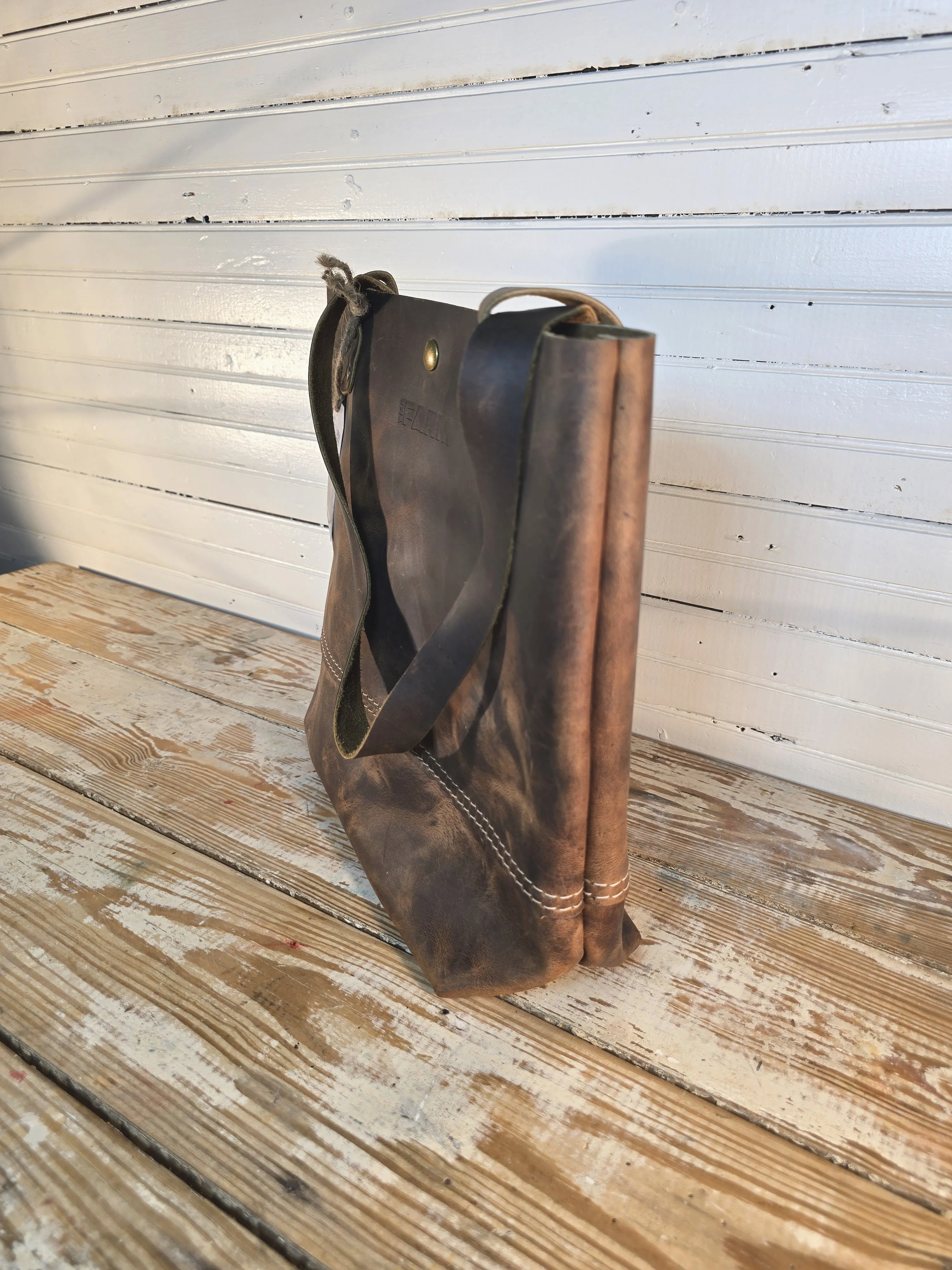 Flathead Leather Tote - Medium