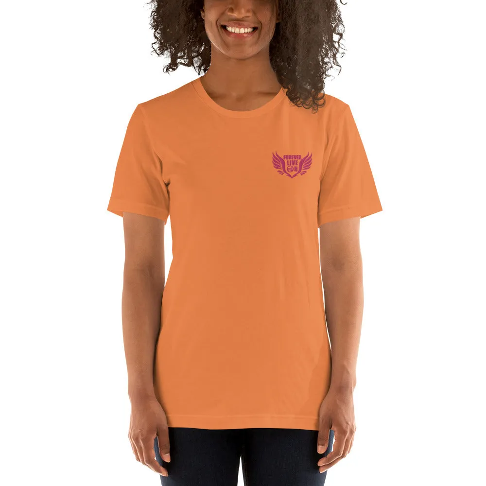 FLO Wings Embroidered T-shirt (Pink)