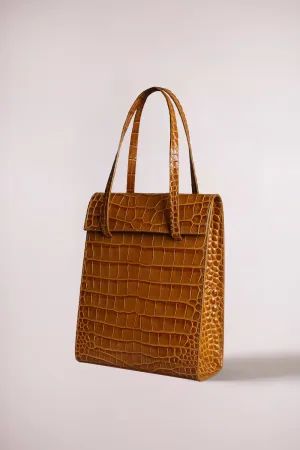 FRITA BAG COGNAC CROC SP