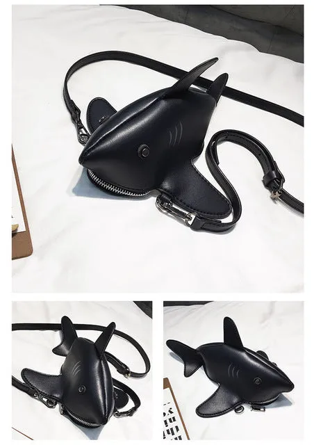 Funny Shark Women Shoulder Bags