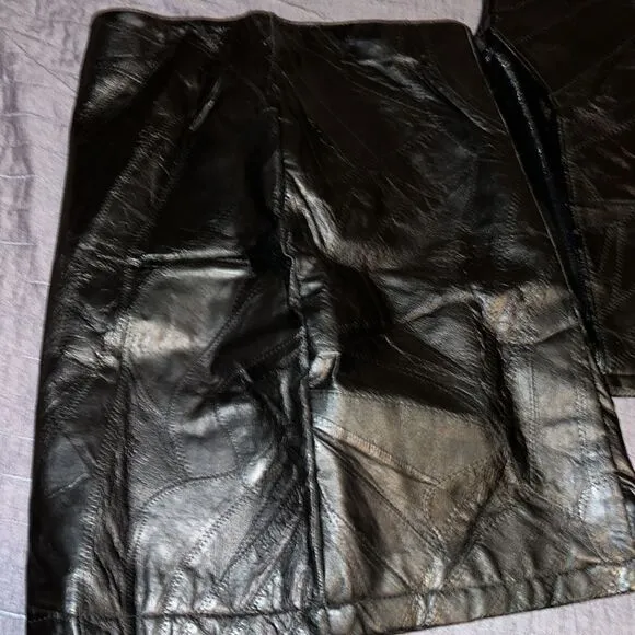 Genuine leather outfit vintage