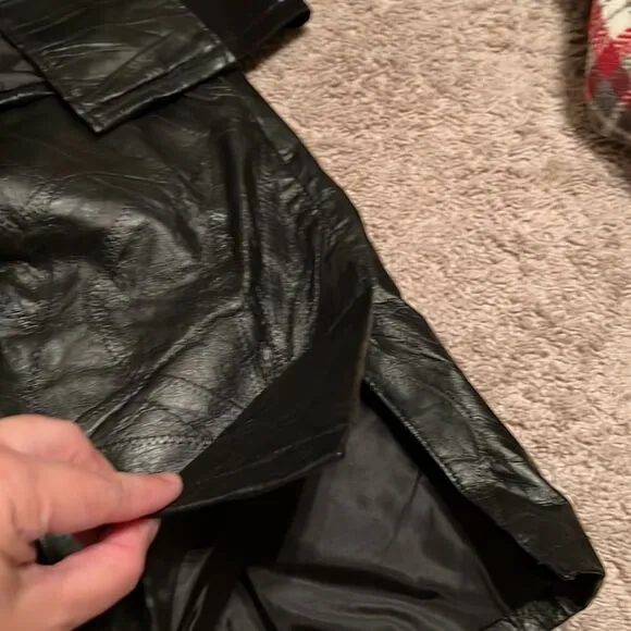 Genuine leather outfit vintage