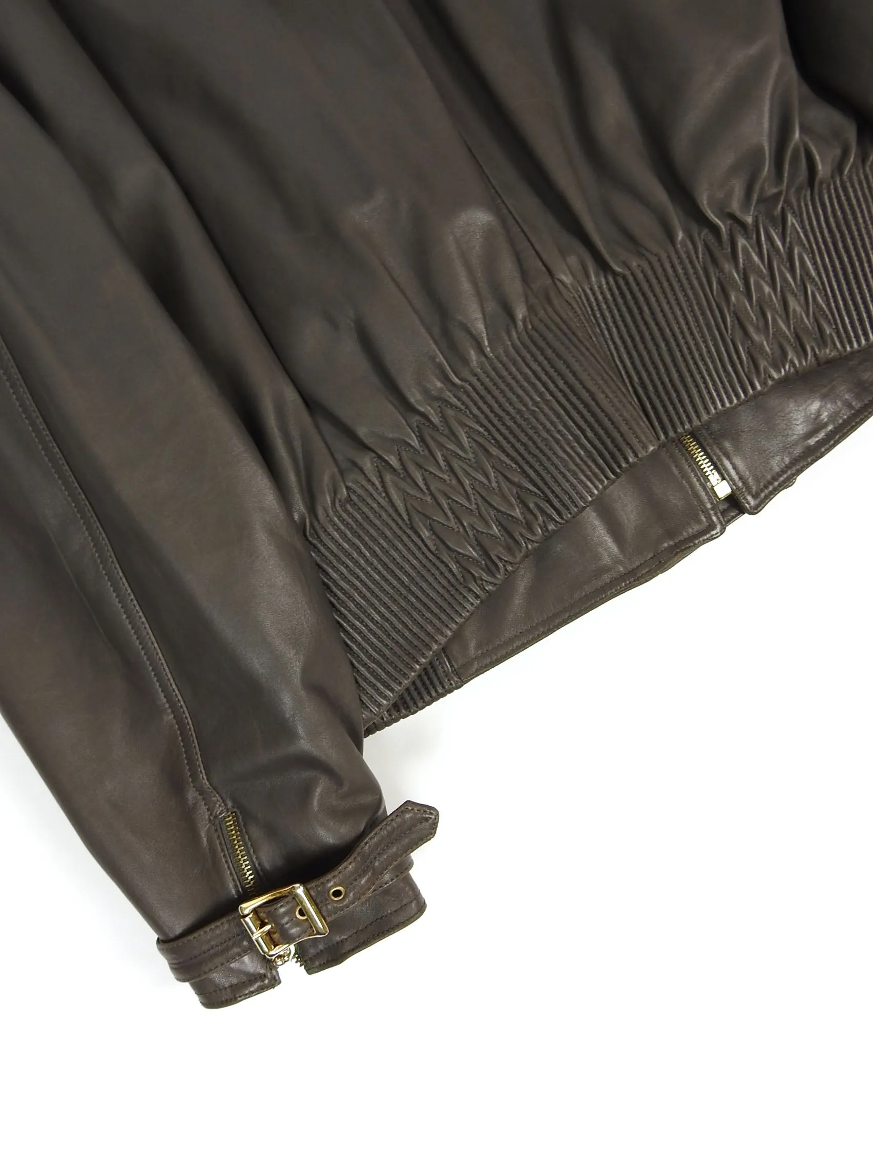 Gianni Versace Vintage Leather Jacket Size