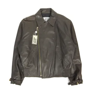Gianni Versace Vintage Leather Jacket Size