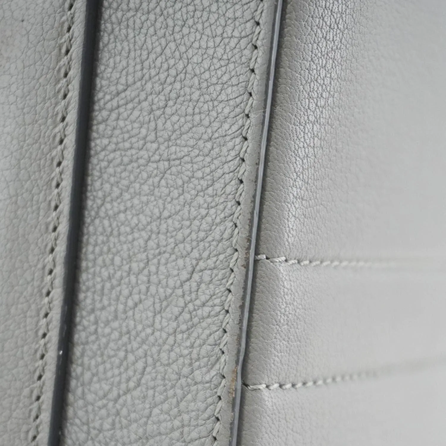 GIVENCHY Antigona Leather Shoulder Bag Gray