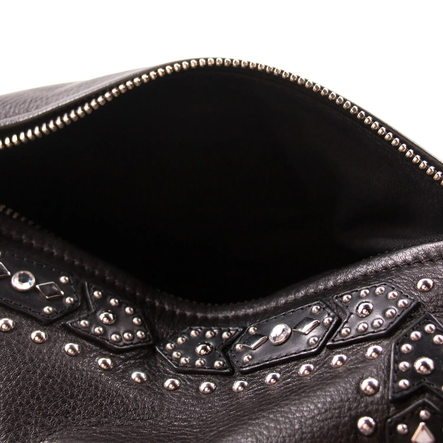 Givenchy Black Goatskin Leather Small Pandora Bag