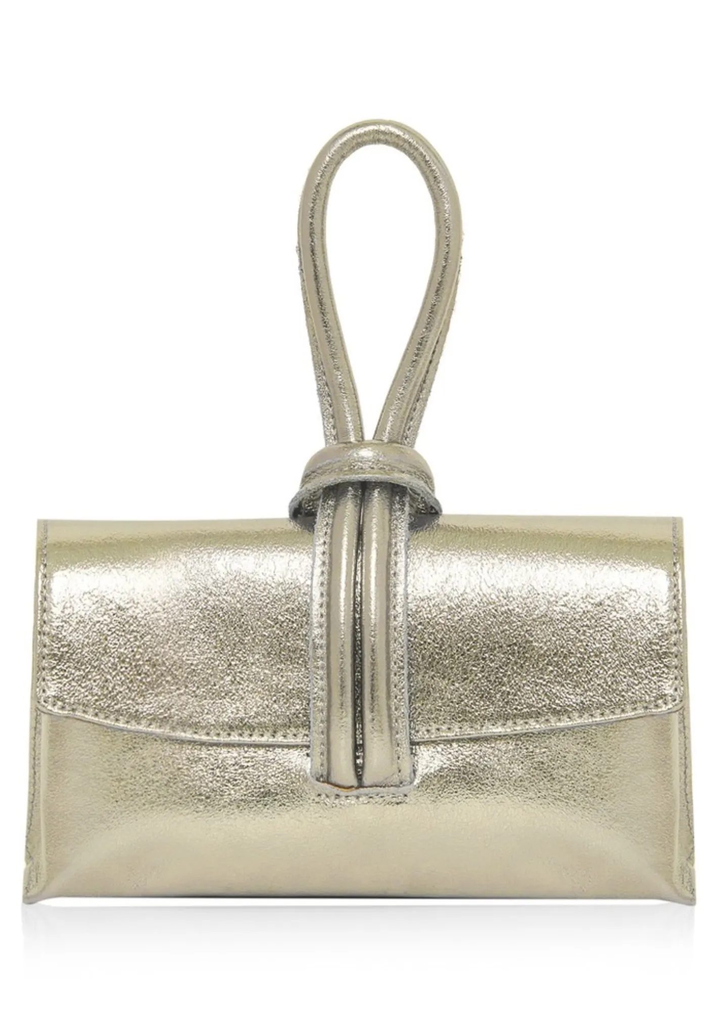 Gold Loop Clutch/Cross Body Bag