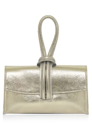 Gold Loop Clutch/Cross Body Bag
