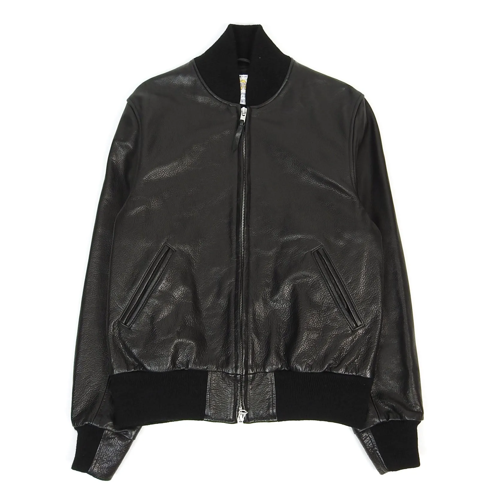 Golden Bear Leather Baseball Jacket Size Medium