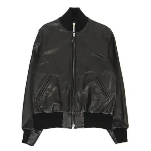 Golden Bear Leather Baseball Jacket Size Medium