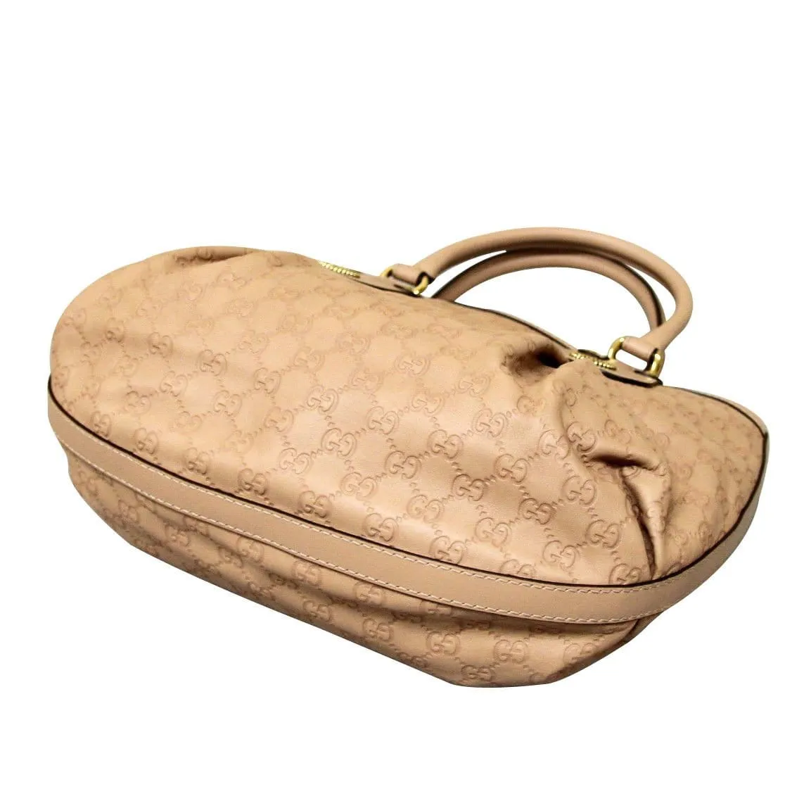 Gucci 269953 Women's Scarlett Nude Guccissima Leather Handbag Tote - Final Call