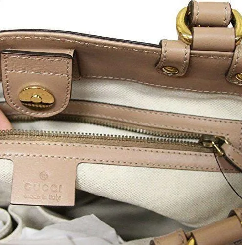 Gucci 269953 Women's Scarlett Nude Guccissima Leather Handbag Tote - Final Call