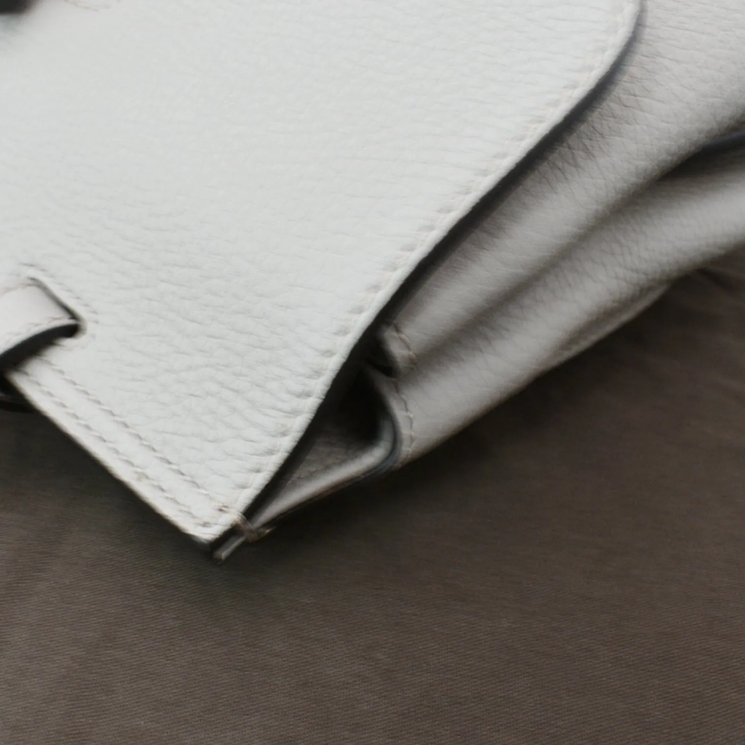 GUCCI Bamboo Daily Small Leather Shoulder Bag Grey 370831